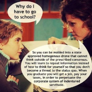 WHY DO I HAVE TO GO TO SCHOOL?