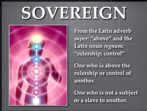 THE SOVEREIGN MAN IS, BY DEFINITION, AN ANARCHIST. (Slide by Mark Passio)