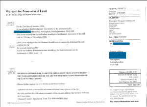 FAKE WARRANT USED TO STEAL HOME ON 07/11/11.